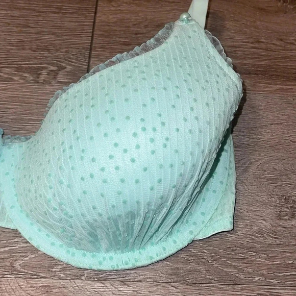 Savage X Fenty Back to the Boudoir Balconette Bra, light green mint 36DDD - Picture 2 of 7